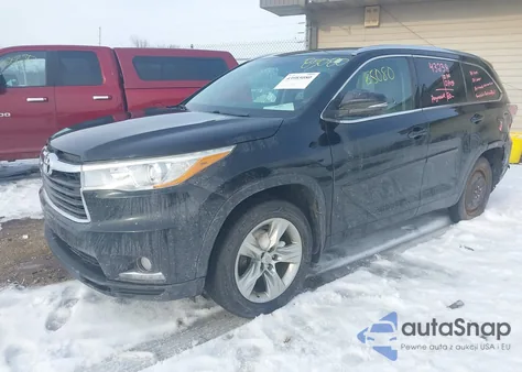 2015 Toyota Highlander Limited V6 from USA, damaged, VIN 5TDDKRFH5FS145599